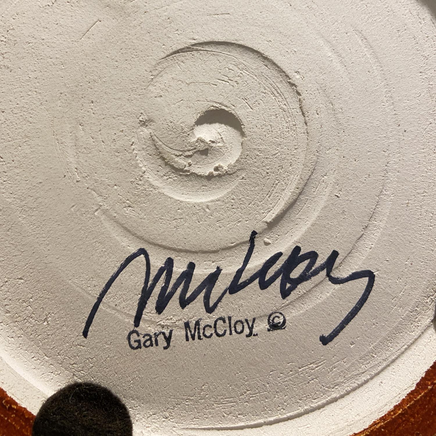 Gary McCloy Große handgedrehte Keramikvase 1970er Jahre (Signiert) (Ende des 20. Jahrhunderts) im Angebot