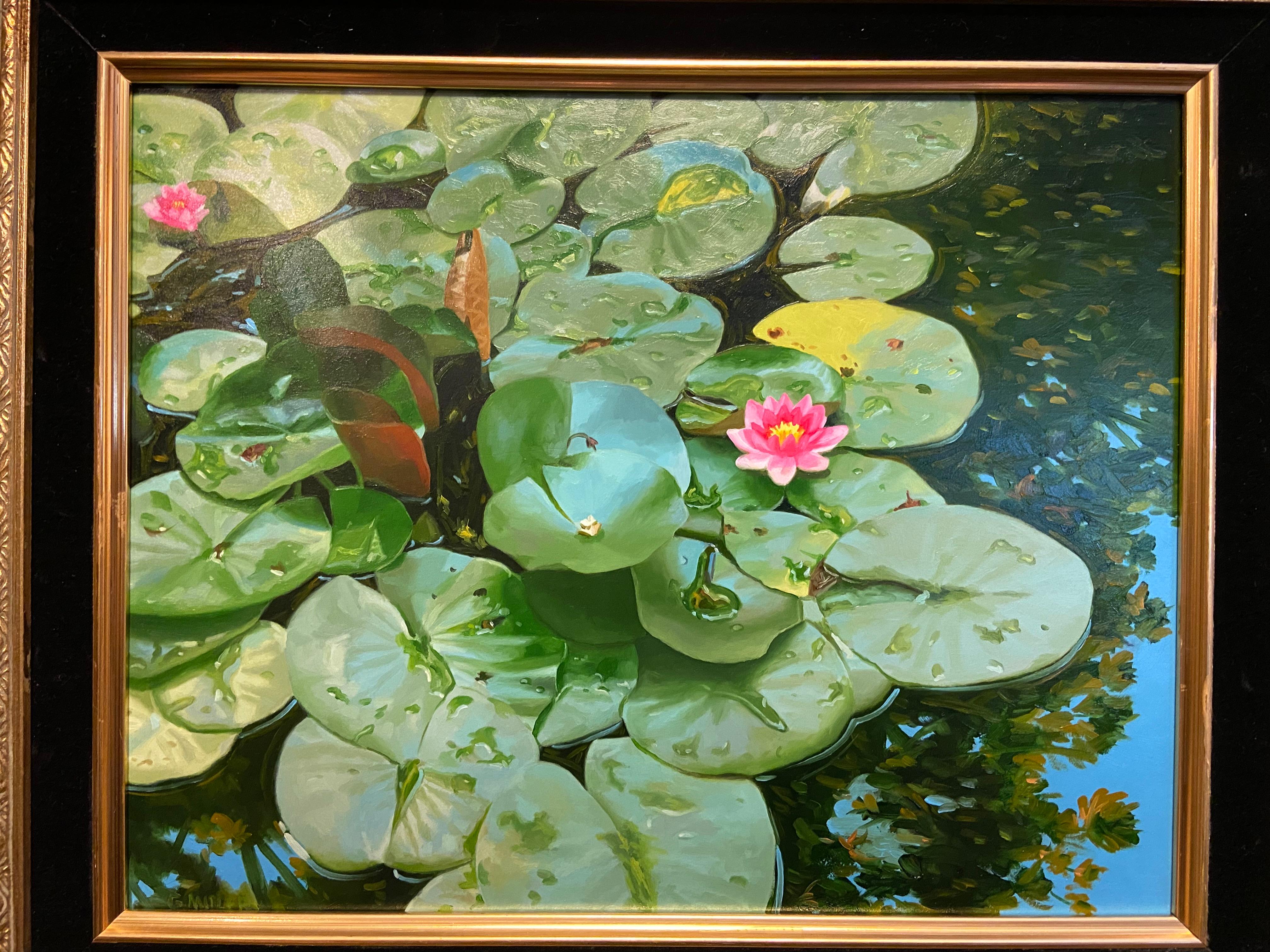 Lily Pad - Painting de Gary Miller
