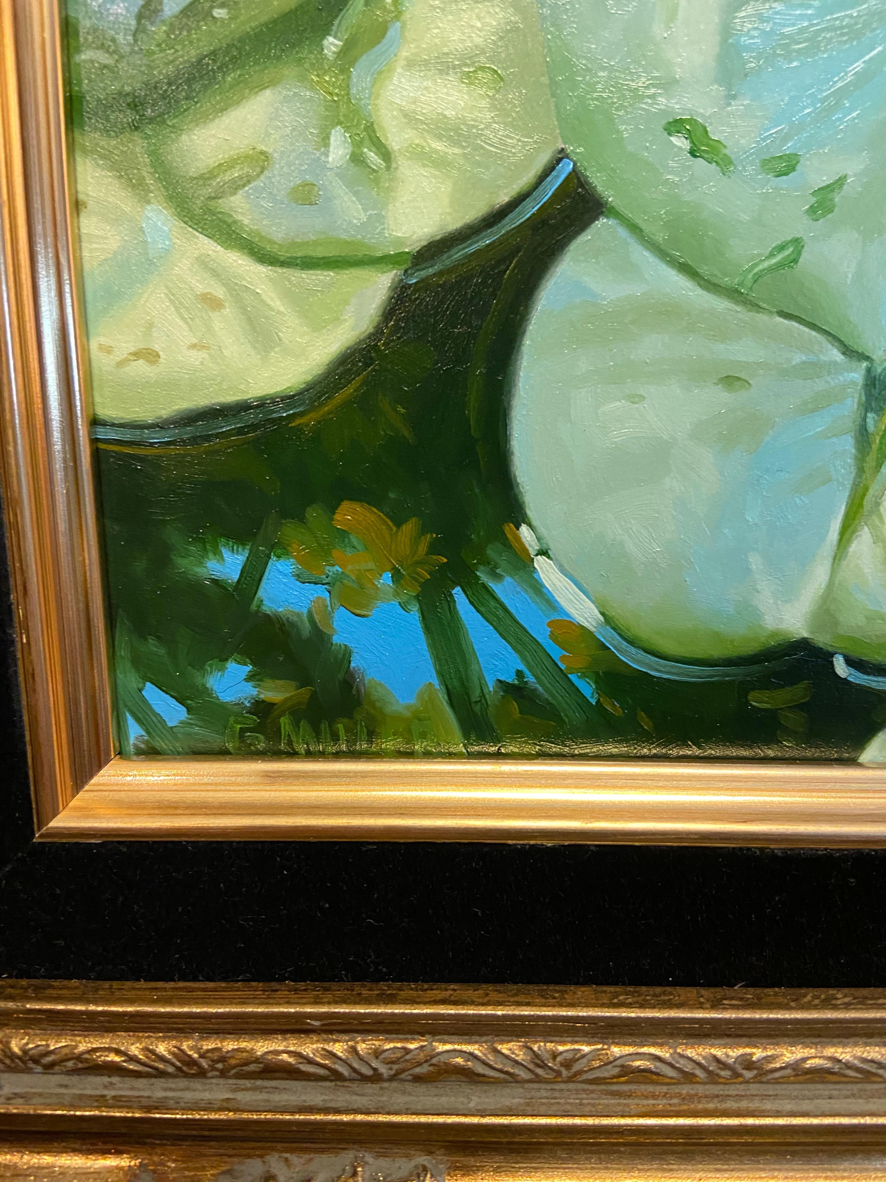 Lily Pad - Painting realista estadounidense de Gary Miller