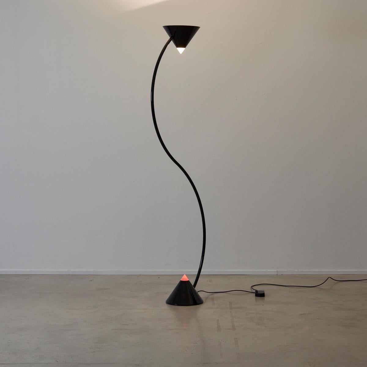 Mid-Century Modern Gary Morga Black Yang Lamp, Ventri