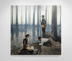 ARRIVING AND DEPARTING - Figurative / Landscape / Magical Realism