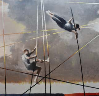Gary Ruddell - Defying Gravity, Contemporary Realism, Figurative ...