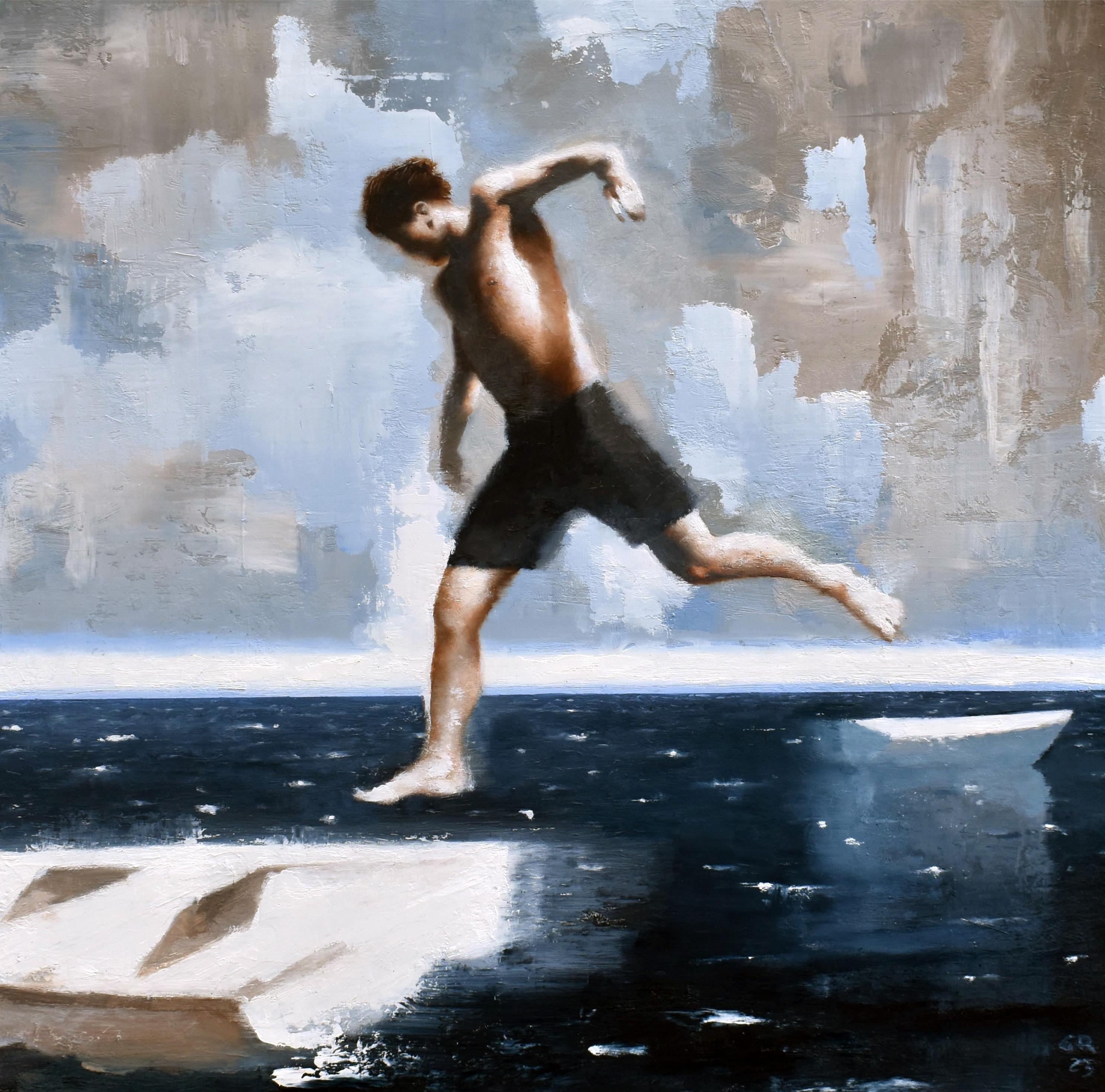 Figurative Painting de Gary Ruddell - EL DESBELADOR - Pintura figurativa / Realismo / Paisaje onírico