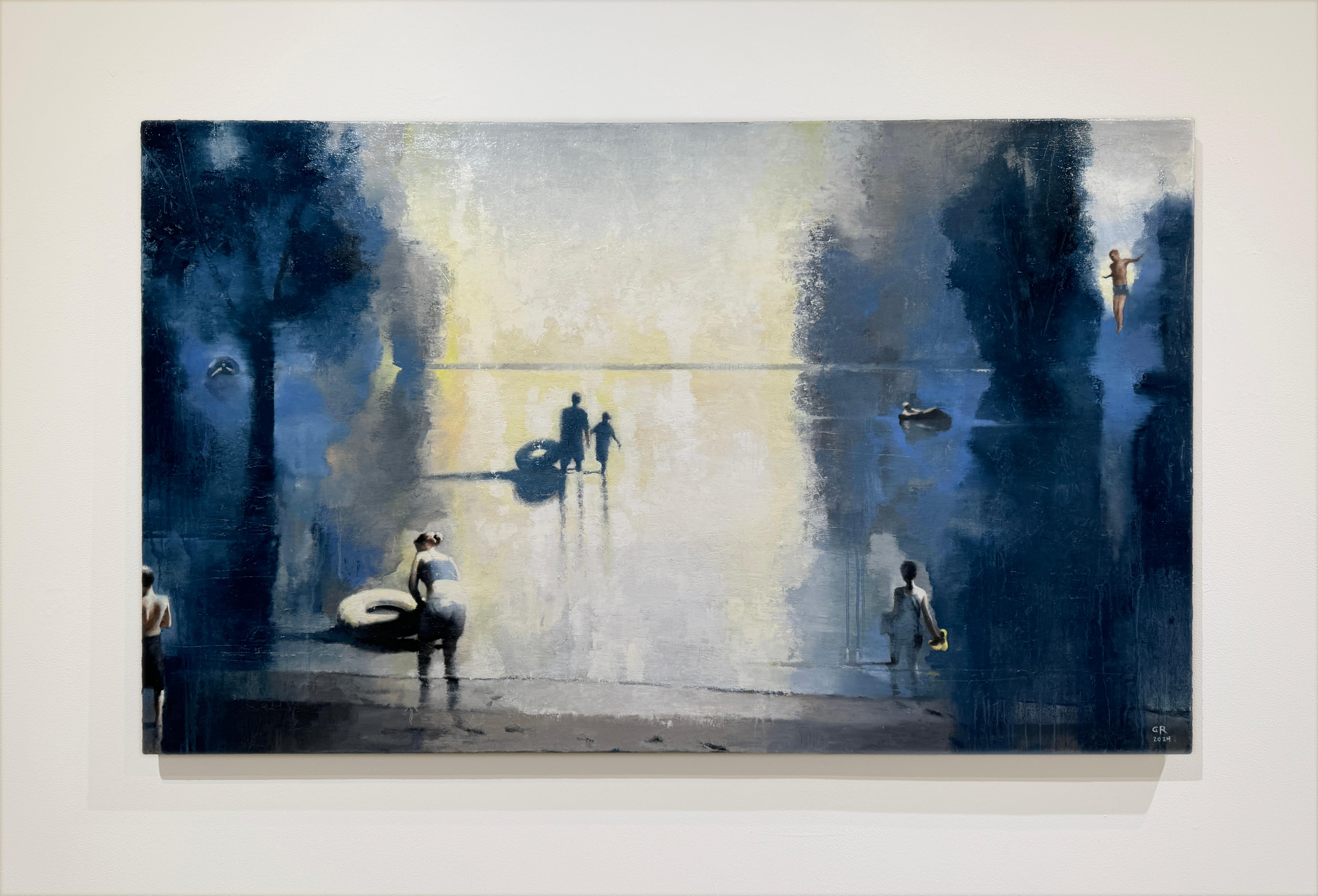 SCARPE GIALLE - Capriccioso / Figurativo / Paesaggio - Painting di Gary Ruddell