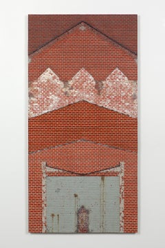 Contemporary Wall Sculpture Painting Installation House Brick Architecture
