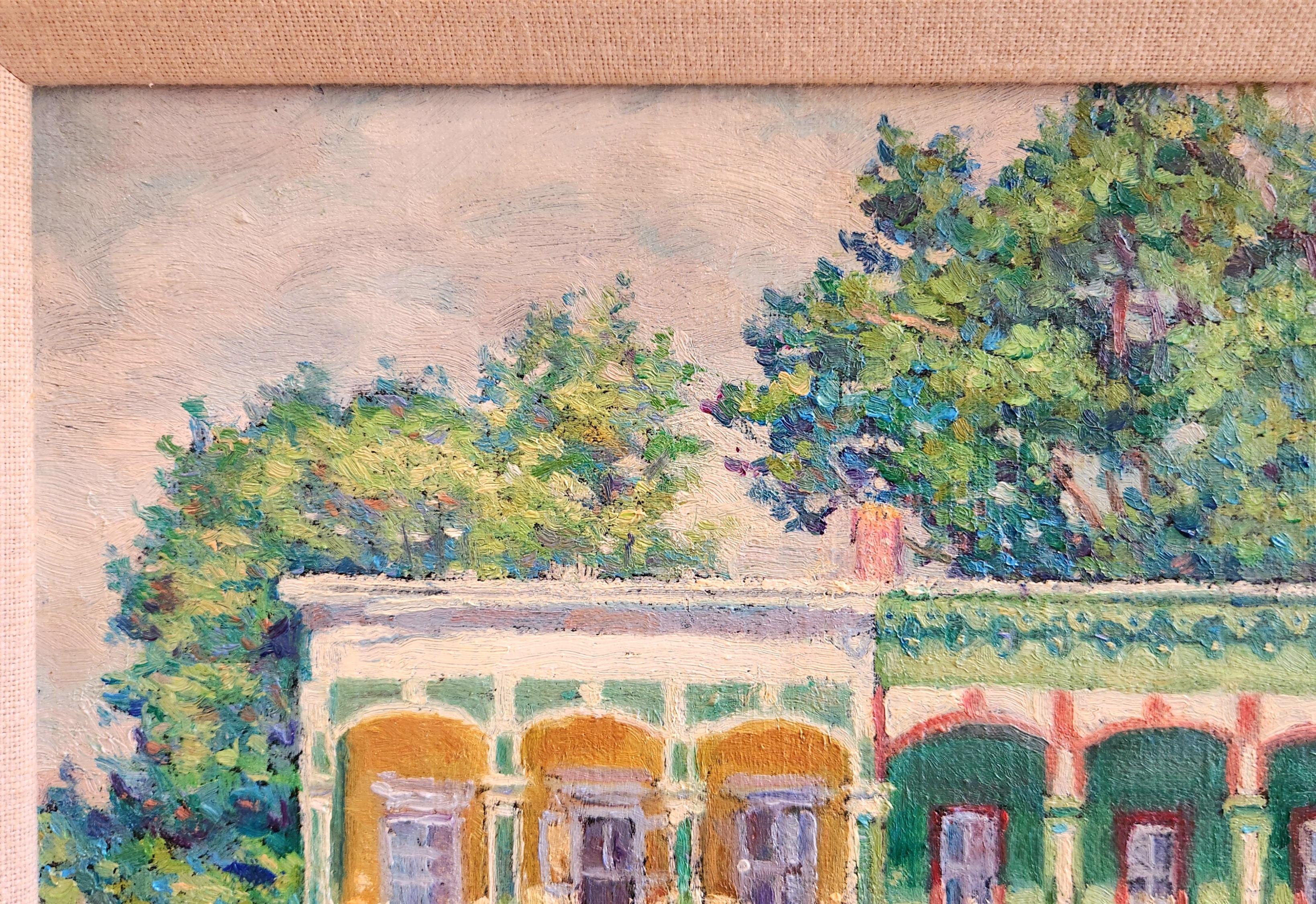 Oil on Linen Painting -- Porches For Sale 3