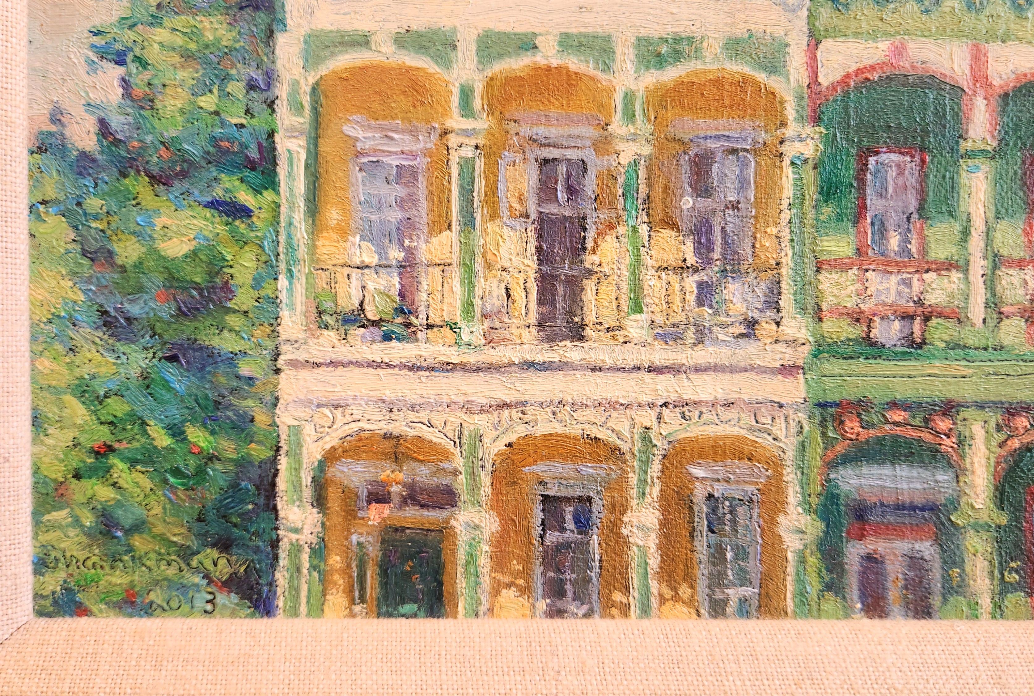 Oil on Linen Painting -- Porches For Sale 4