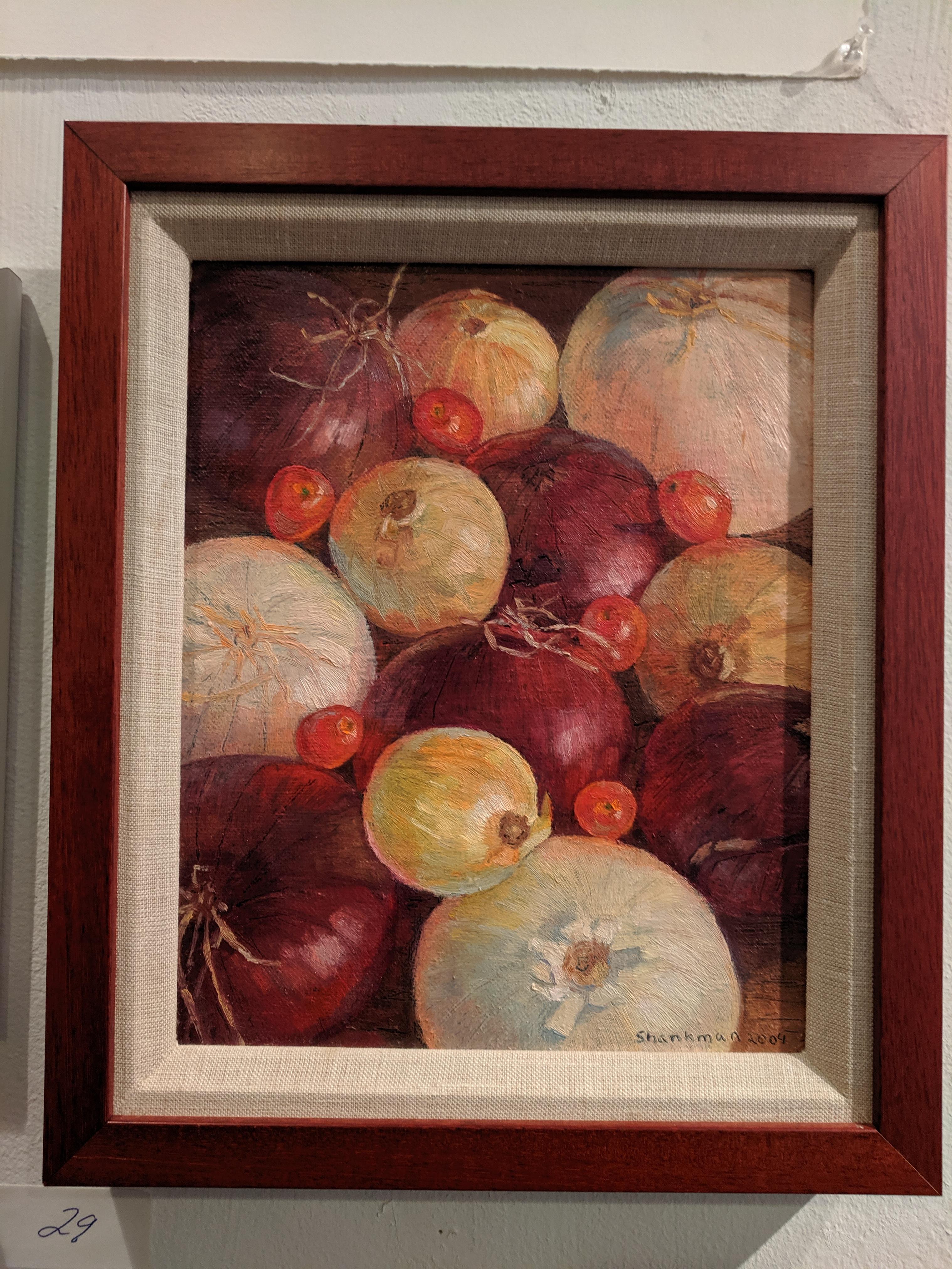 Gary Shankman Still-Life Painting - Onions