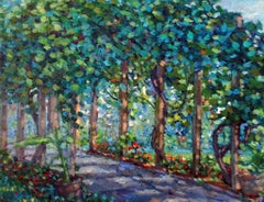 Impressionist Oil Painting on Linen  --  The Arbor