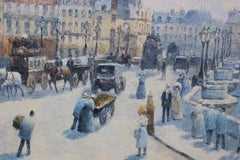 Impressionist Parisian Street Scene Painting