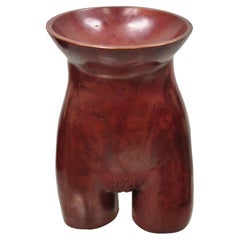 Gary Spradling Bronze Nude Female Torso Art Sculpture Burnished Red