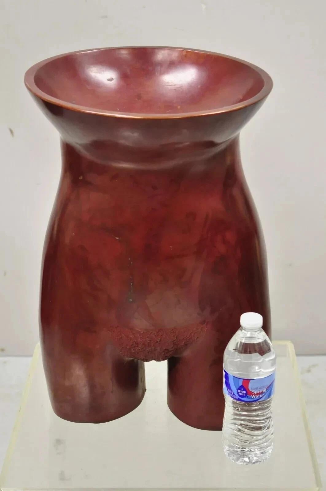Gary Spradling (1951-2006) Torso femminile nudo in bronzo rosso brunito Scultura d'arte in vendita 3