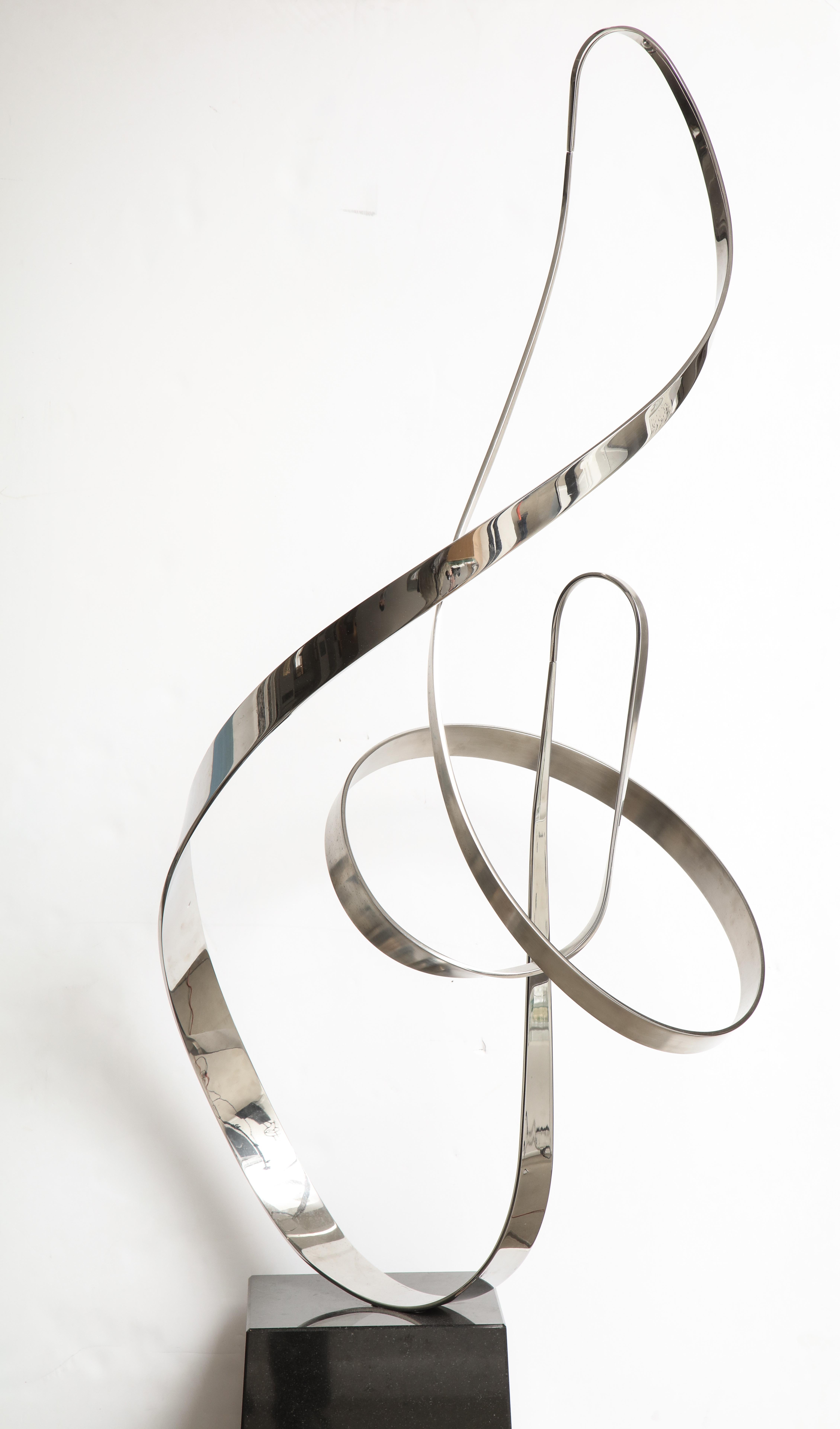 Gary Traczyk Signed Stainless Steel Kinetic Sculpture 