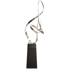 Gary Traczyk Signed Stainless Steel Kinetic Sculpture "Infinity", USA 2014