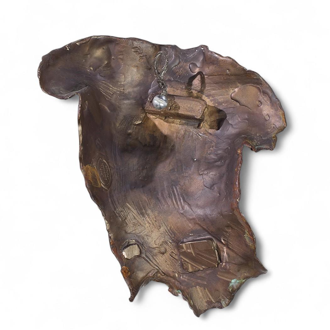Gary Weisman Mid Century Wandbehang Bronze Torso im Zustand „Gut“ im Angebot in Countryside, IL