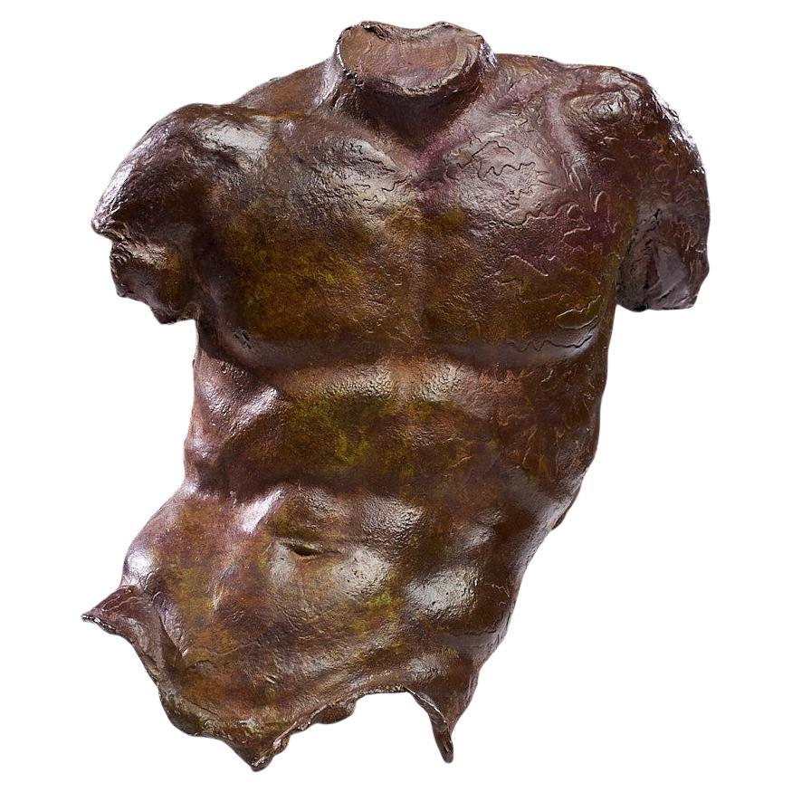 Gary Weisman Mid Century Wandbehang Bronze Torso im Angebot