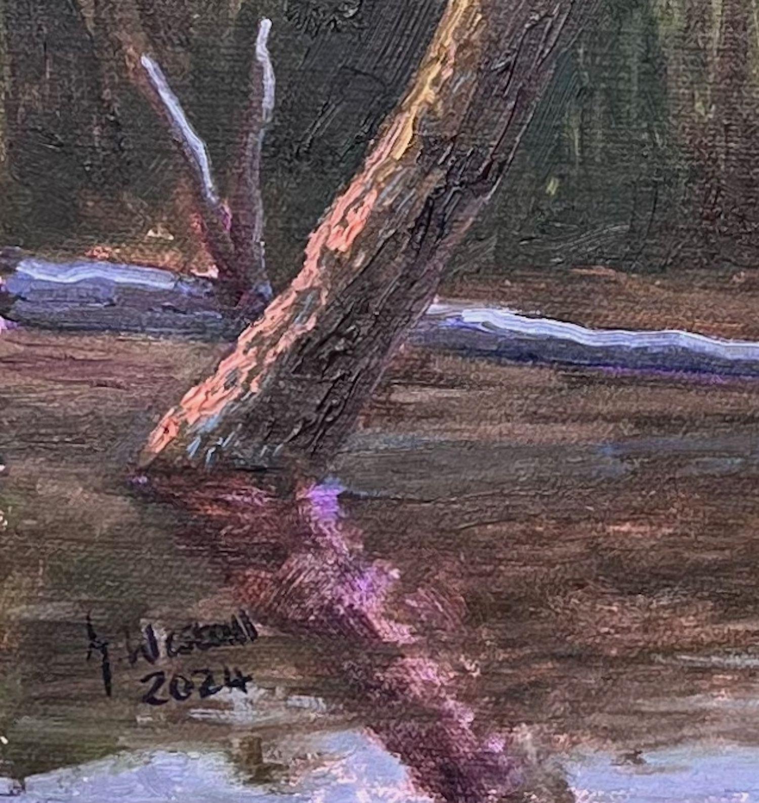 At the Perzente, Polen, Gemälde, Öl auf Leinwand (Impressionismus), Painting, von Gary Westall