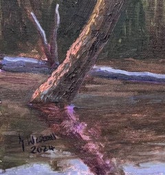 At the Perzente, Poland, Painting, Oil on Canvas