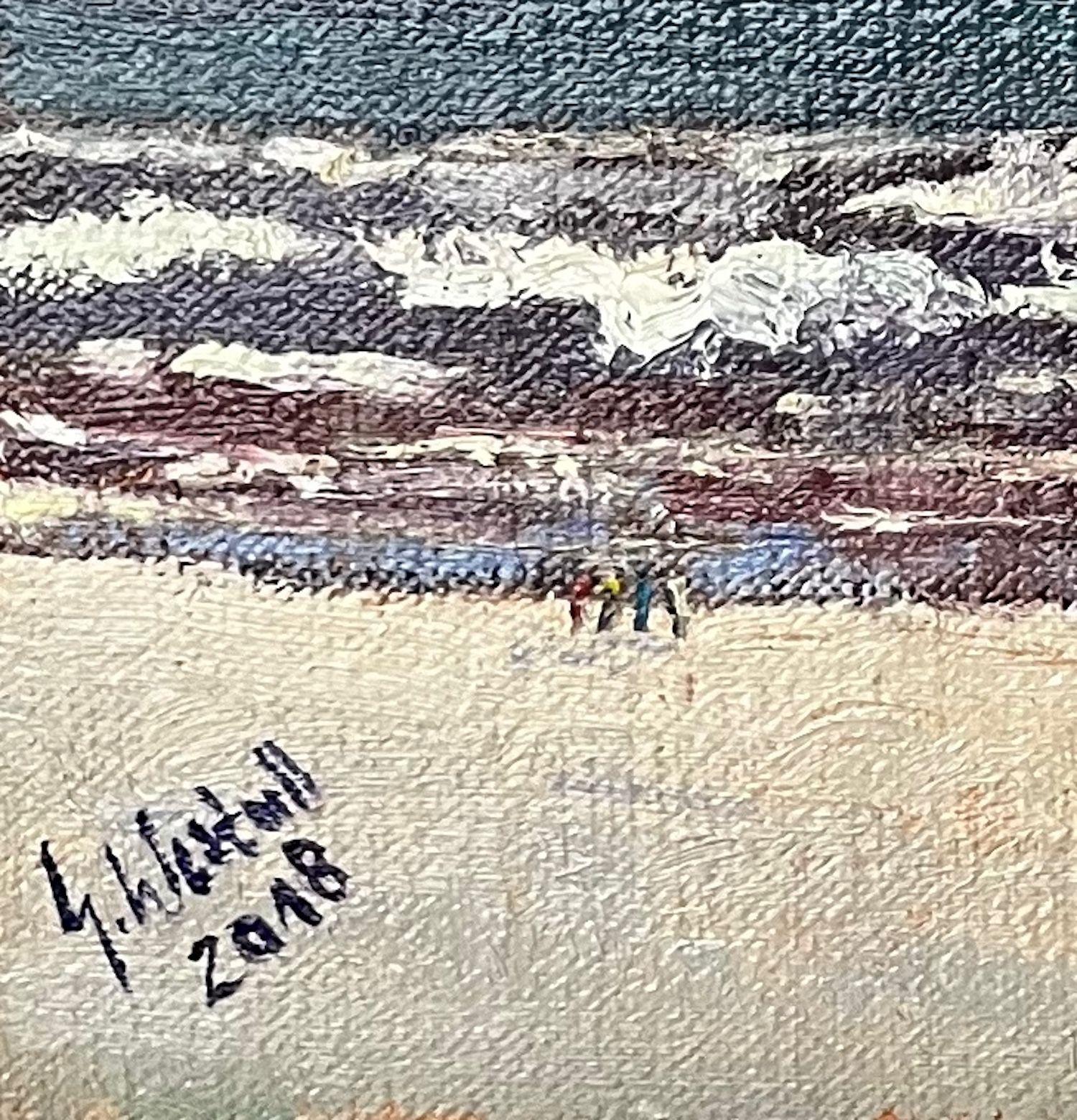 Strandspaziergänge - Wangerooge II, Gemälde, Öl auf Leinwand (Impressionismus), Painting, von Gary Westall