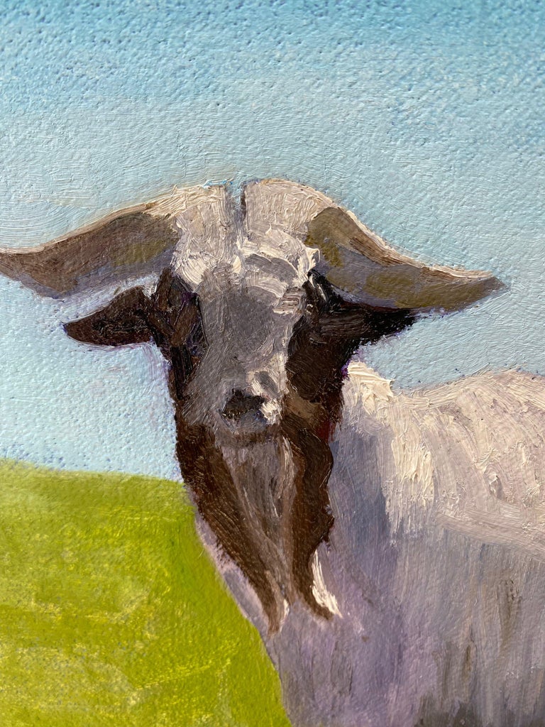 Gary Westall Billy Goat, Painting, Oil on Other For Sale at 1stDibs