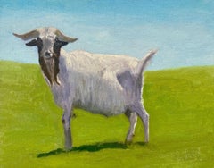 Billy Goat, Painting, Oil on Other