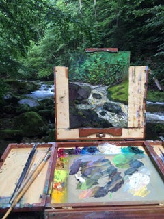 Buchberger Leite Nationalpark Bavaria, Painting, Oil on Other