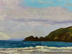 Cornwall Beach retreat, Painting, Oil on Canvas