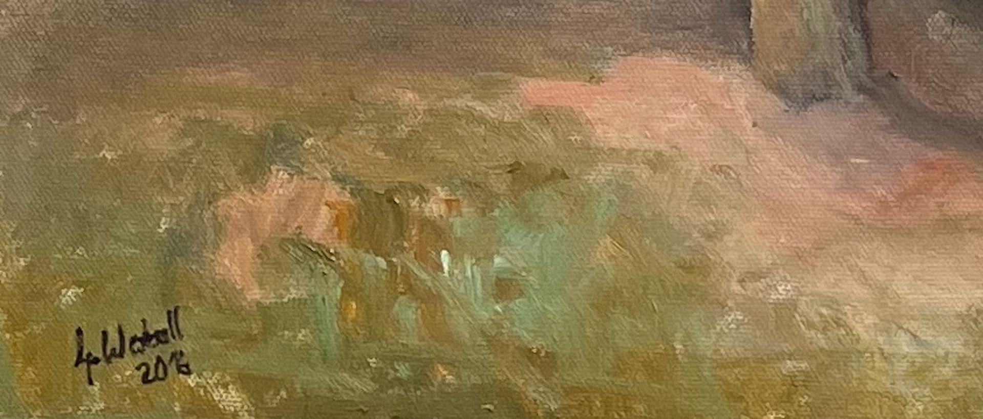Early Spring, Norfolk after Edward Seago, Painting, Oil on Canvas For Sale 1