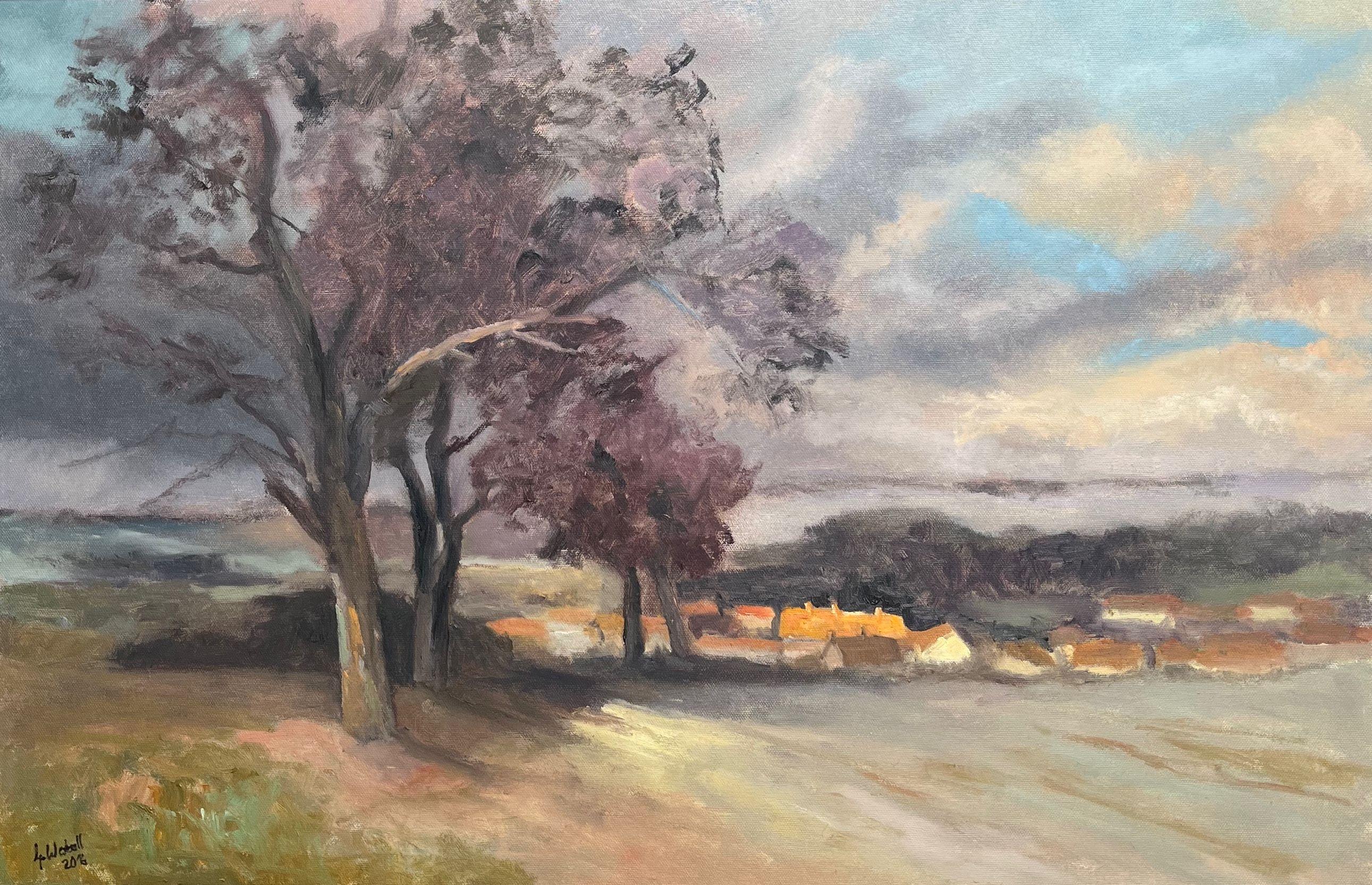 Early Spring, Norfolk after Edward Seago, Painting, Oil on Canvas