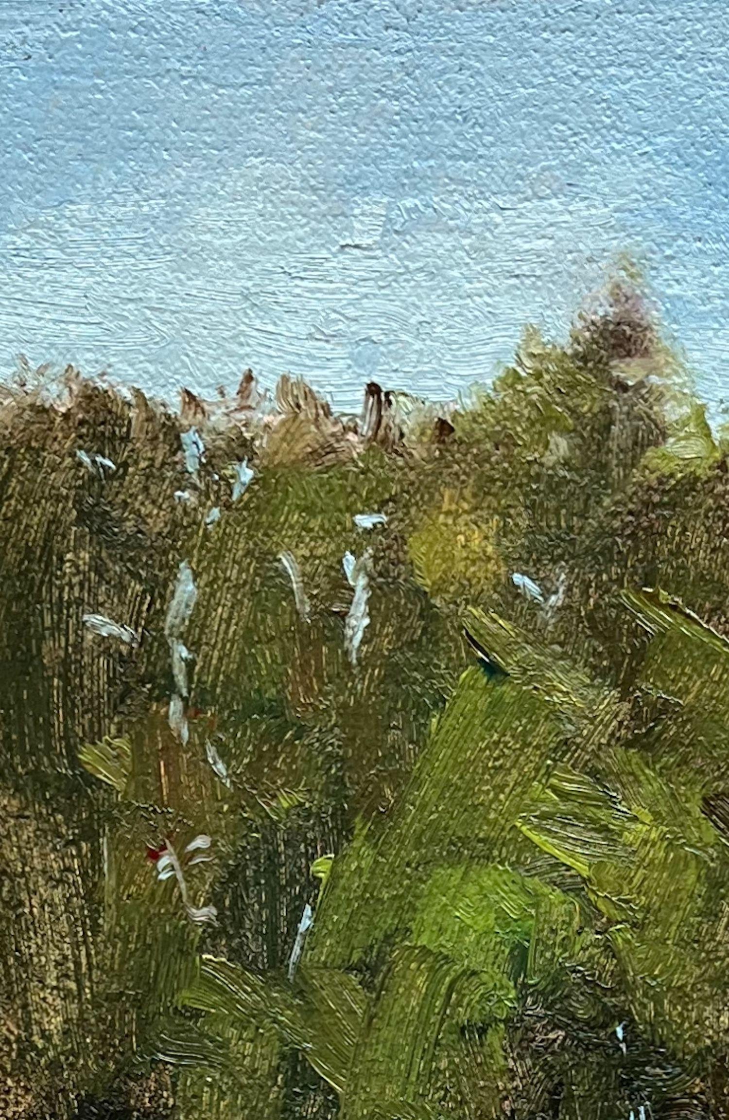Externsteine I, Painting, Oil on MDF Panel For Sale 4
