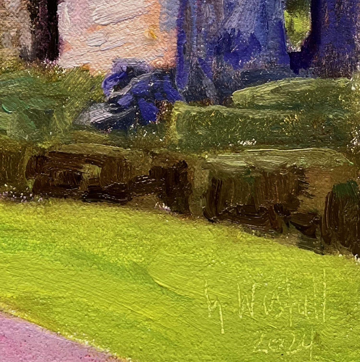 Externsteine II, Painting, Oil on MDF Panel For Sale 1