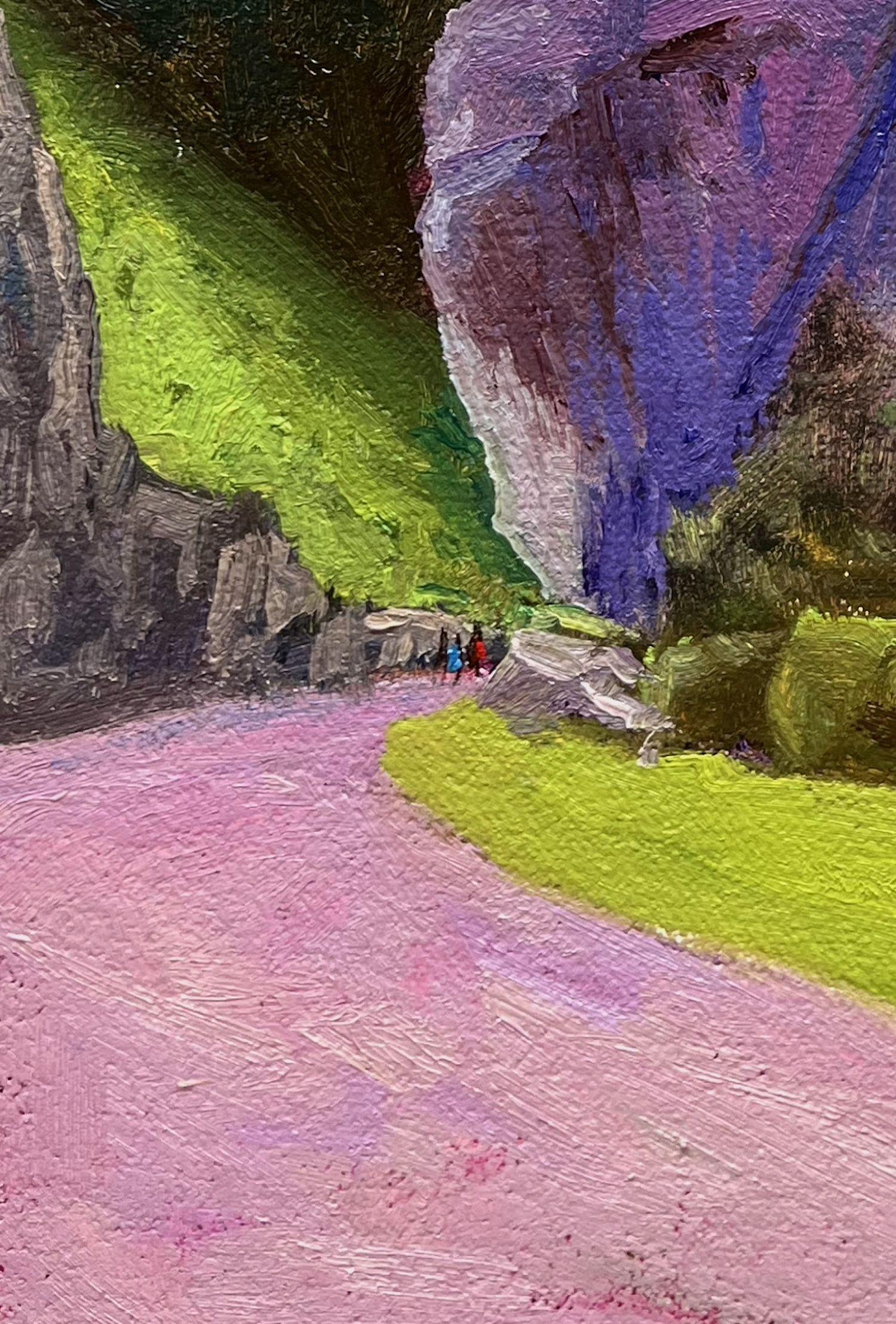 Externsteine II, Painting, Oil on MDF Panel For Sale 2