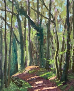 Forest Path, Painting, Oil on Canvas