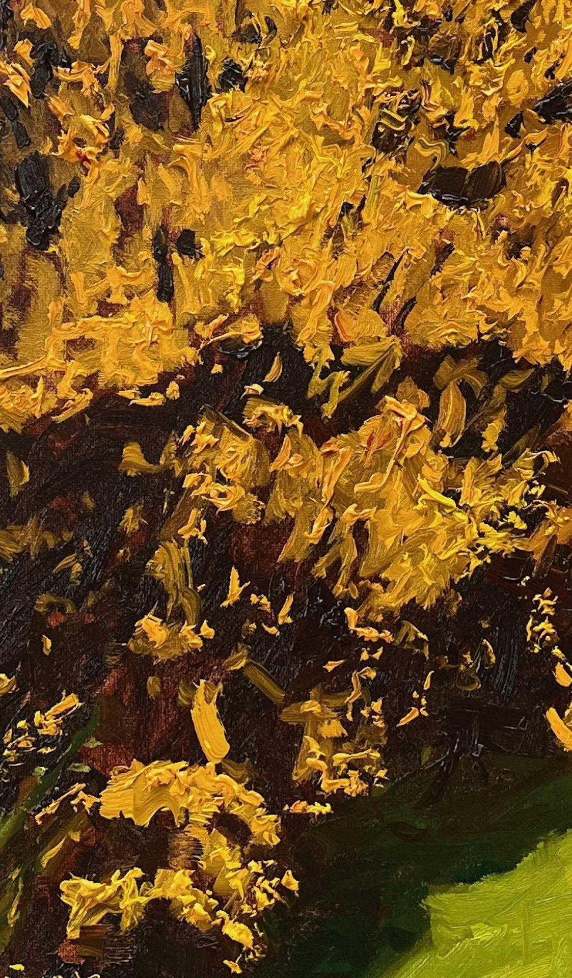 GORSE IN THE KIRCHDORFER HEIDE, Gemälde, Öl auf Anderem im Angebot 2