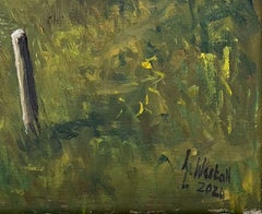 Perspective d'espoir, peinture, huile sur toile