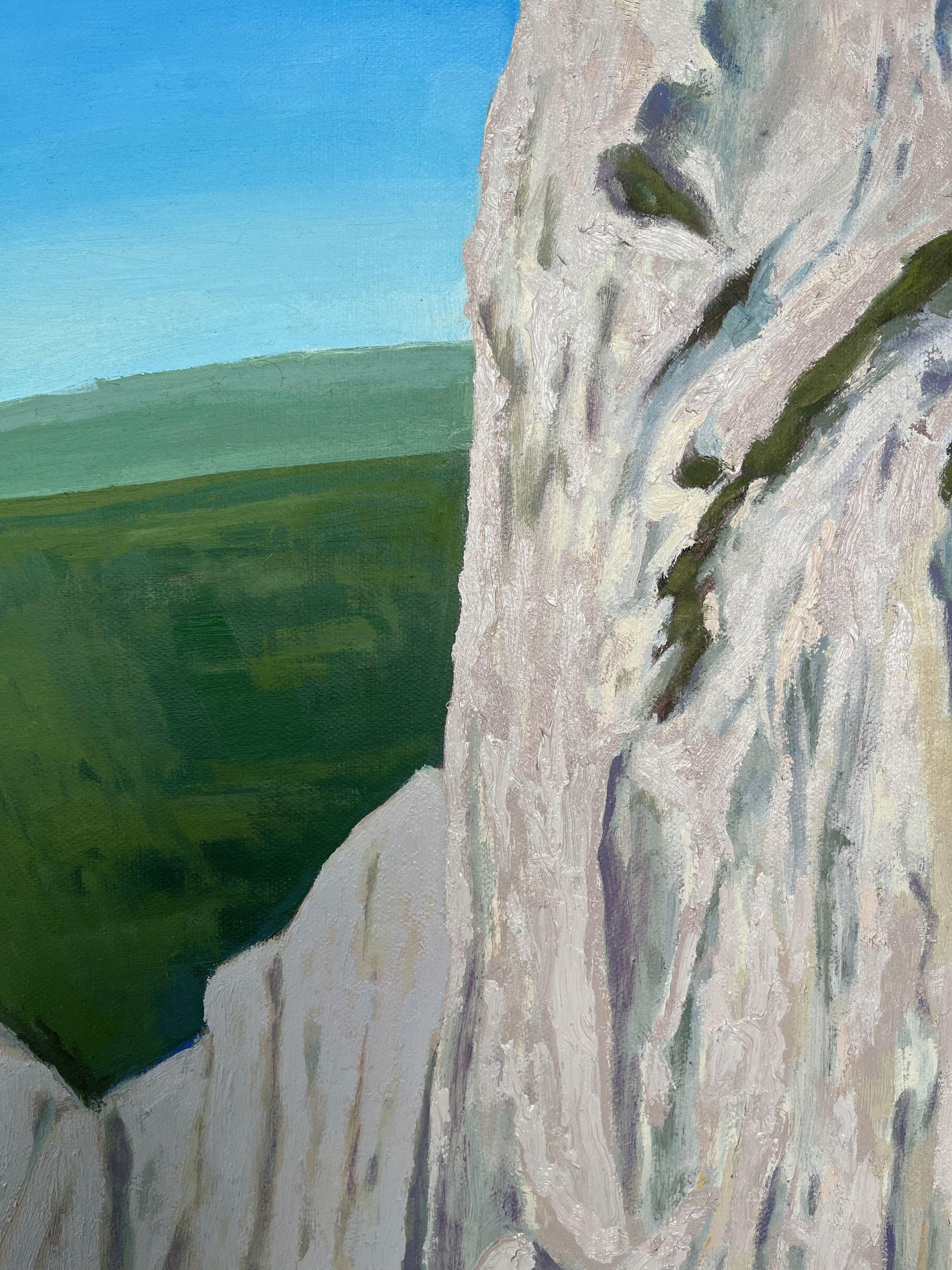 Jurrasic Coast Dorset, Painting, Oil on Canvas For Sale 2