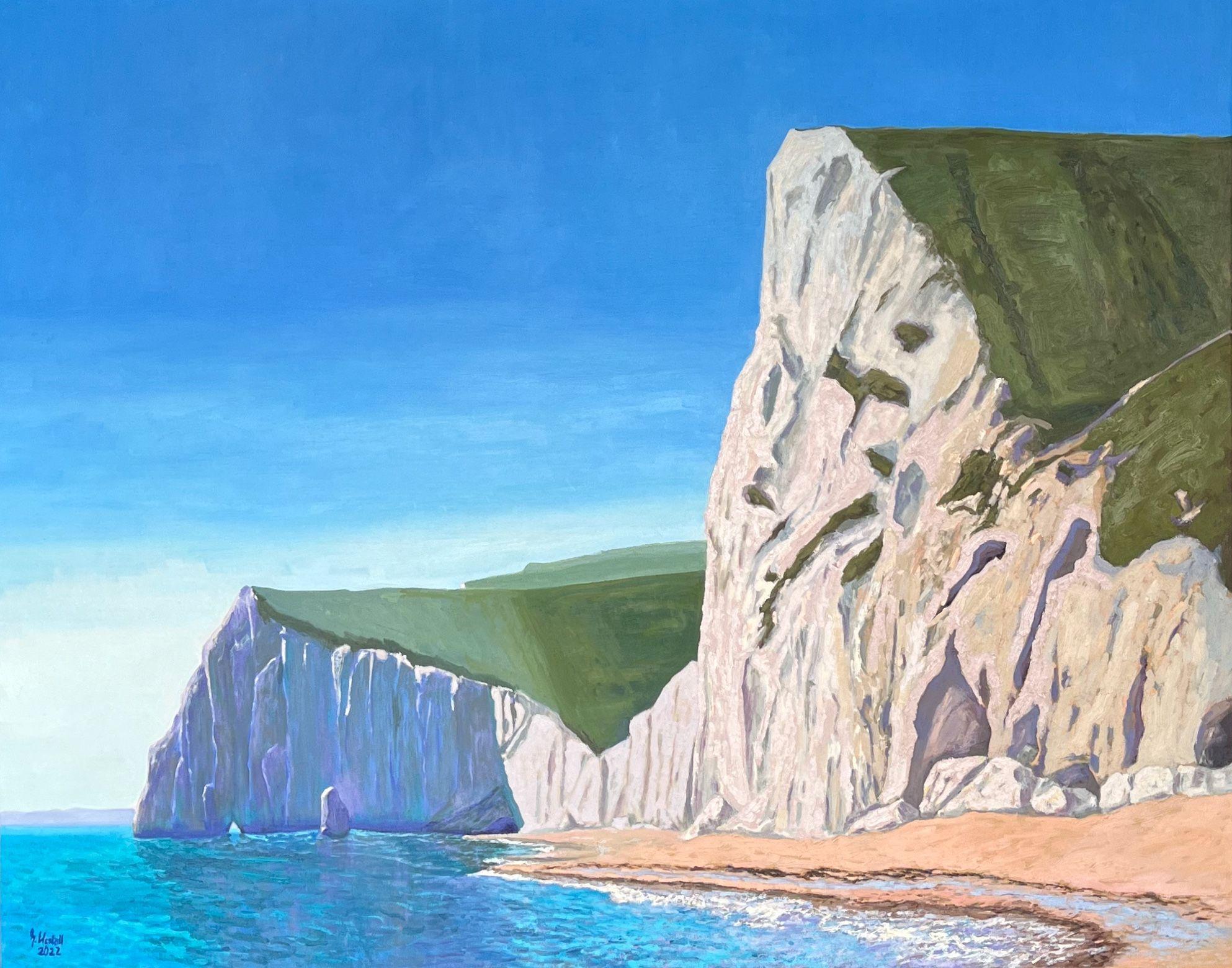 Jurrasic Coast Dorset, Painting, Oil on Canvas