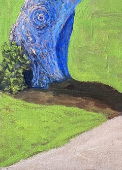 Manor park, Manor Benkhausen, Germany, Painting, Oil on Canvas