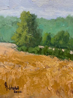 North Tower Hille Moor, Painting, Oil on MDF Panel