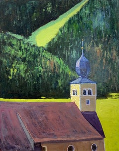 Parish Church of St. Bartholomew, Painting, Oil on Other