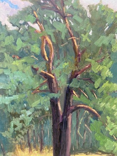 Pine tree in the Kirchdorferheide, Painting, Oil on Other