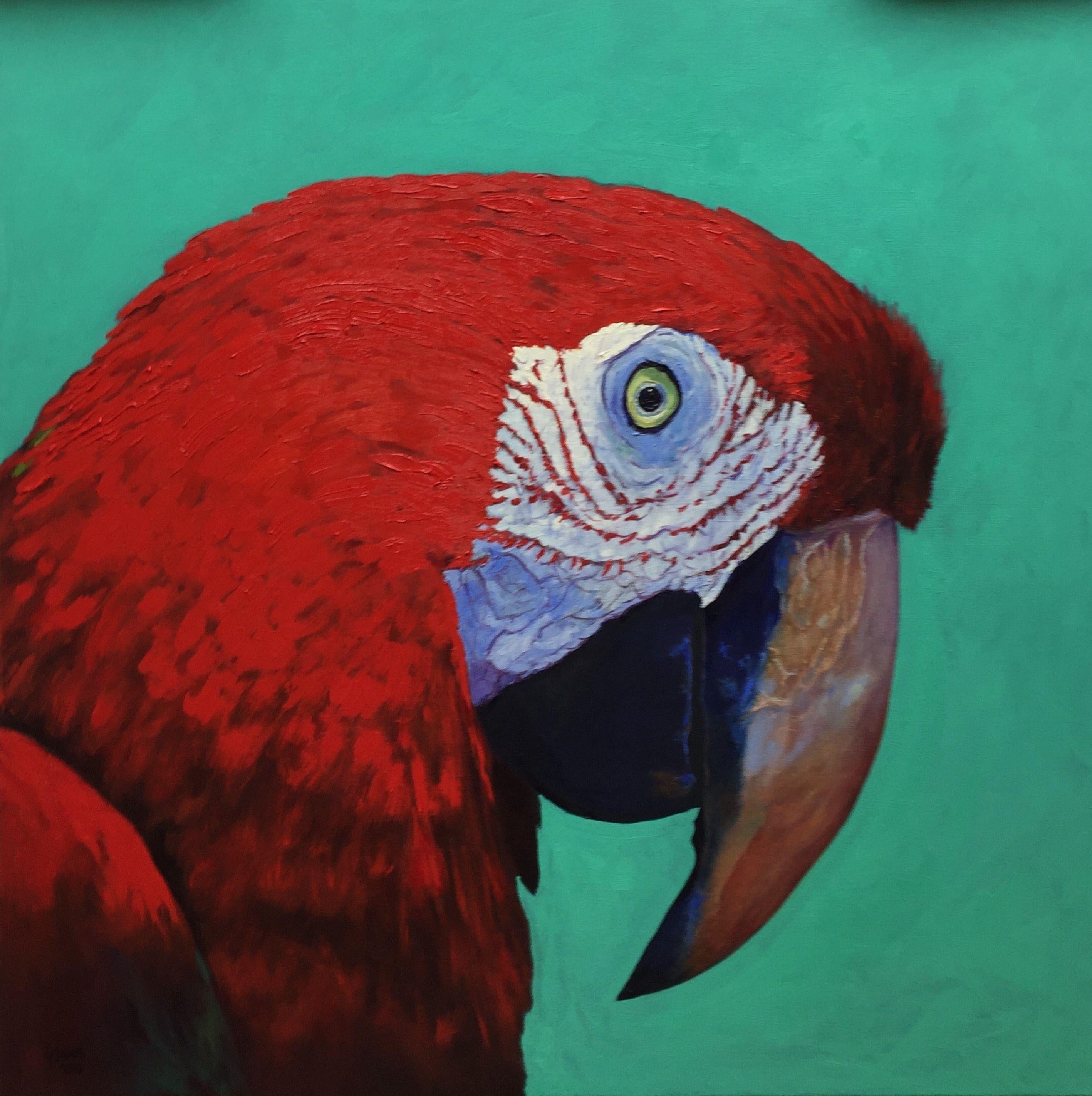 Hübscher Junge, Gemälde, Öl auf Leinwand – Painting von Gary Westall