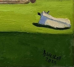 Siesta, Gemälde, Öl auf Leinwand