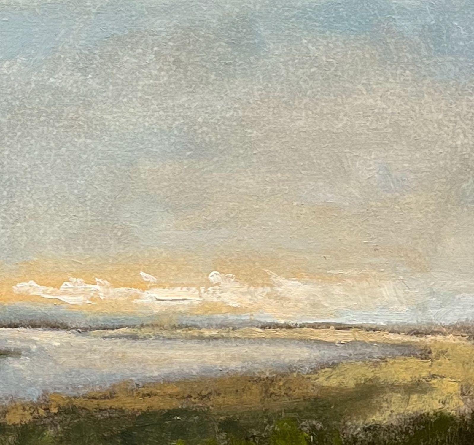 Quelque part dans le Norfolk, peinture, huile sur panneau MDF en vente 1