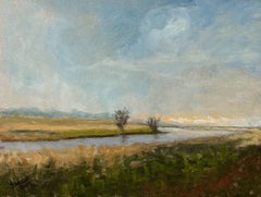 Somewhere in Norfolk, Gemälde, Öl auf MDF-Tafel