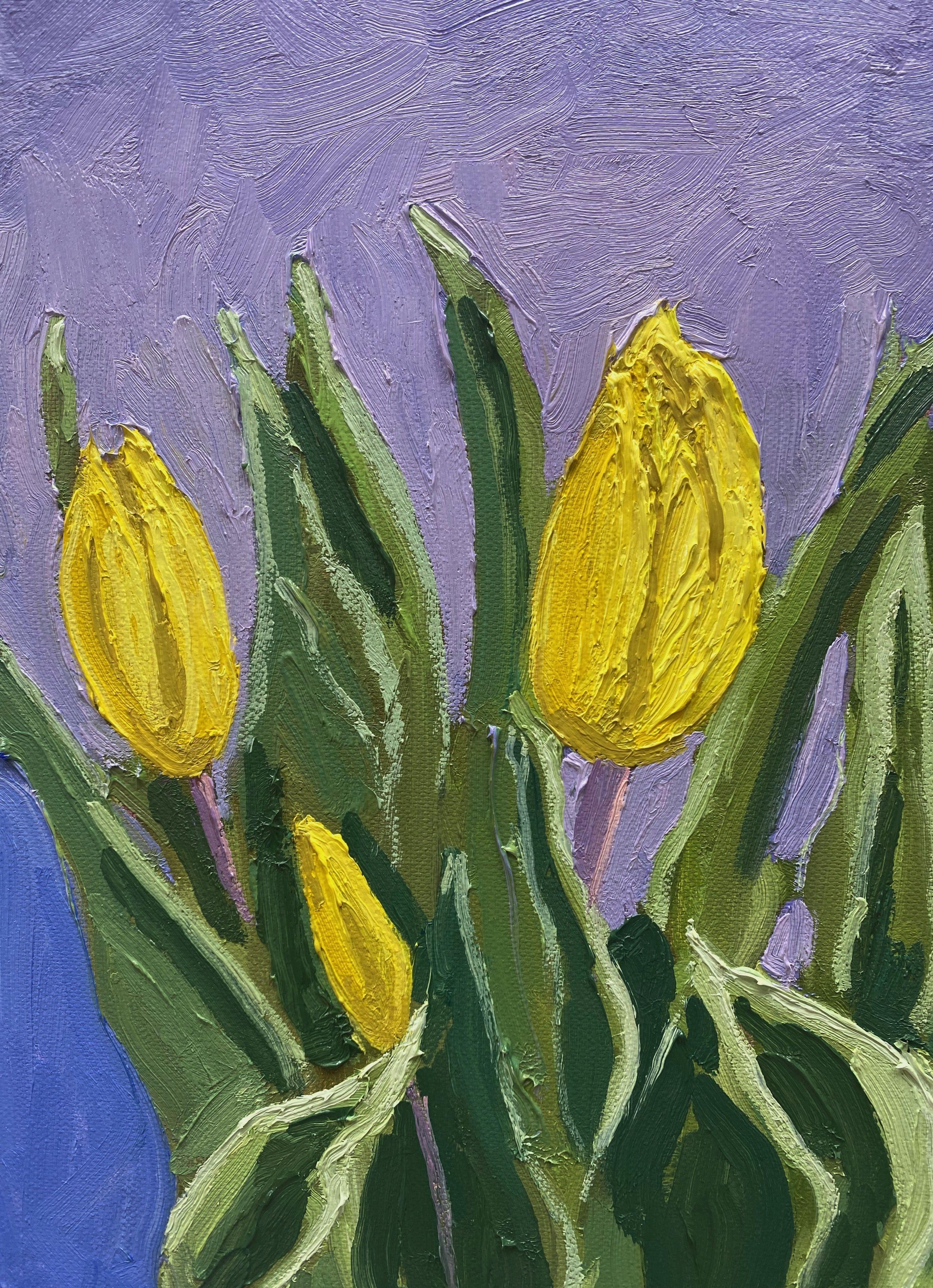 Spring greetings, Painting, Oil on Canvas For Sale 4