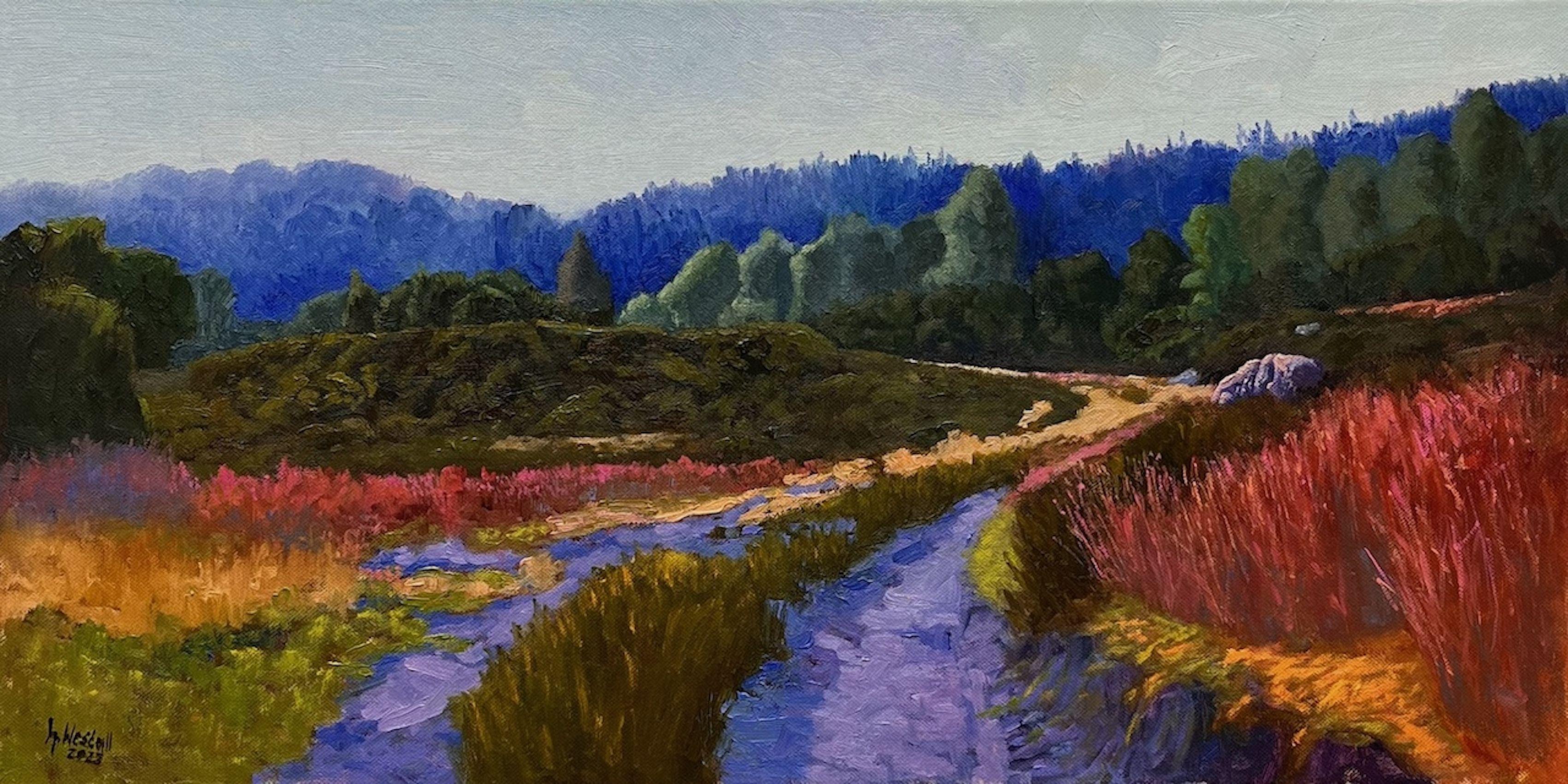 "THE SECRET IS IN THE AIR.", Painting, Oil on Canvas