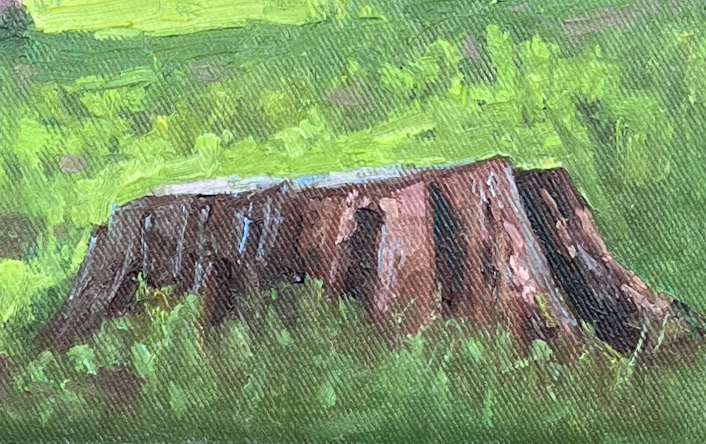 The three from the Klopotowo manor house, Painting, Oil on Canvas For Sale 2