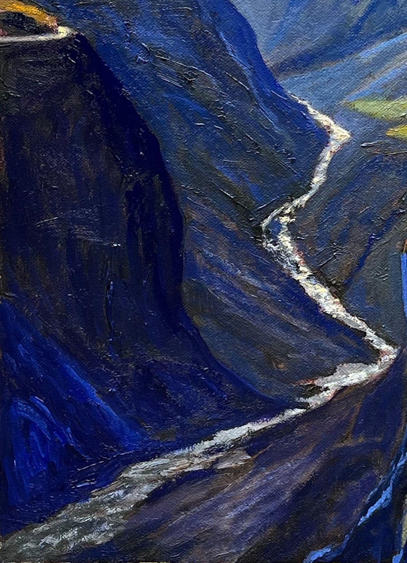 VÃ¸ringsfossen Eidfjord, Norwegen, Gemälde, Öl auf MDF Platte im Angebot 2