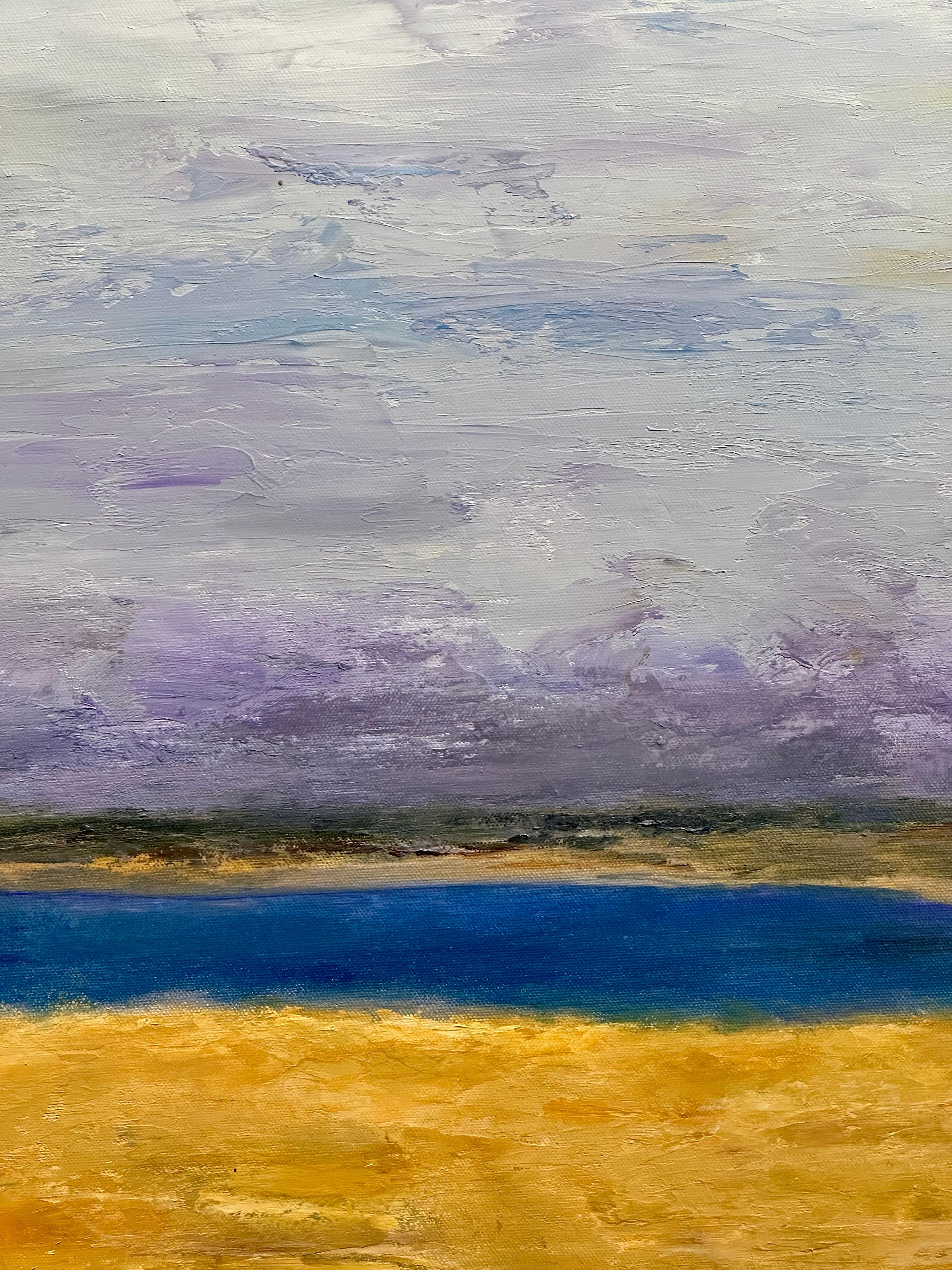 Gary Zack, „Endless Skies“, 40x30 Wasser-Wolken-Landschaft, Ölgemälde auf Leinwand im Angebot 4